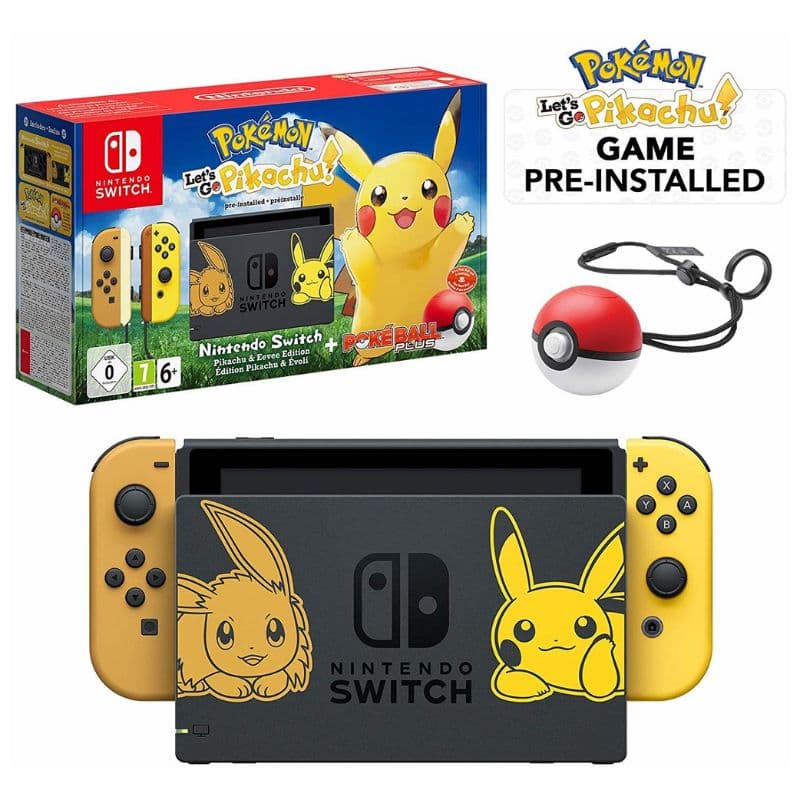 Nintendo Switch Console Pokemon Pikachu & Eevee Edition — Nintendo