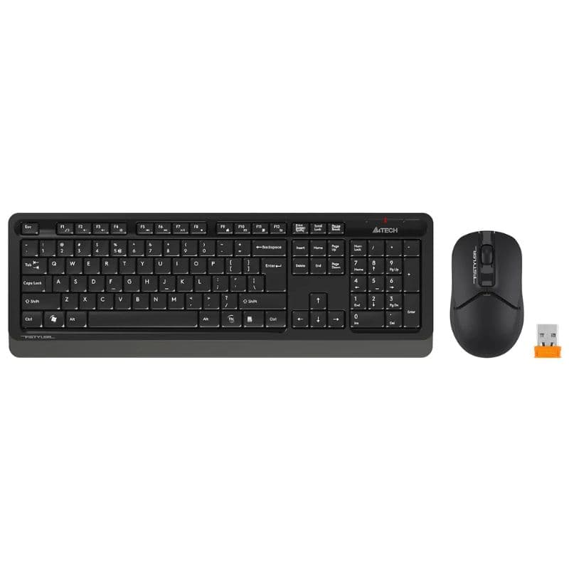 A4Tech Fstyler FG1012S 2.4G Wireless Desktop Keyboard & Mouse Set Combo With Official Warranty — Gaming Keyboard & Mouse