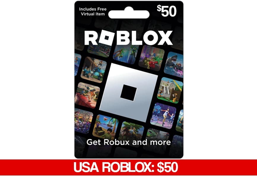 Roblox (USA): 50 USD — Roblox