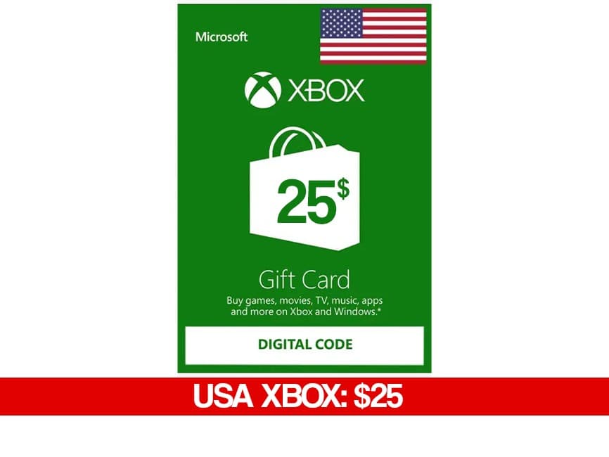 Xbox Gift Card $25 — Xbox