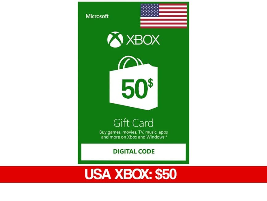 Xbox Gift Card $50 — Xbox